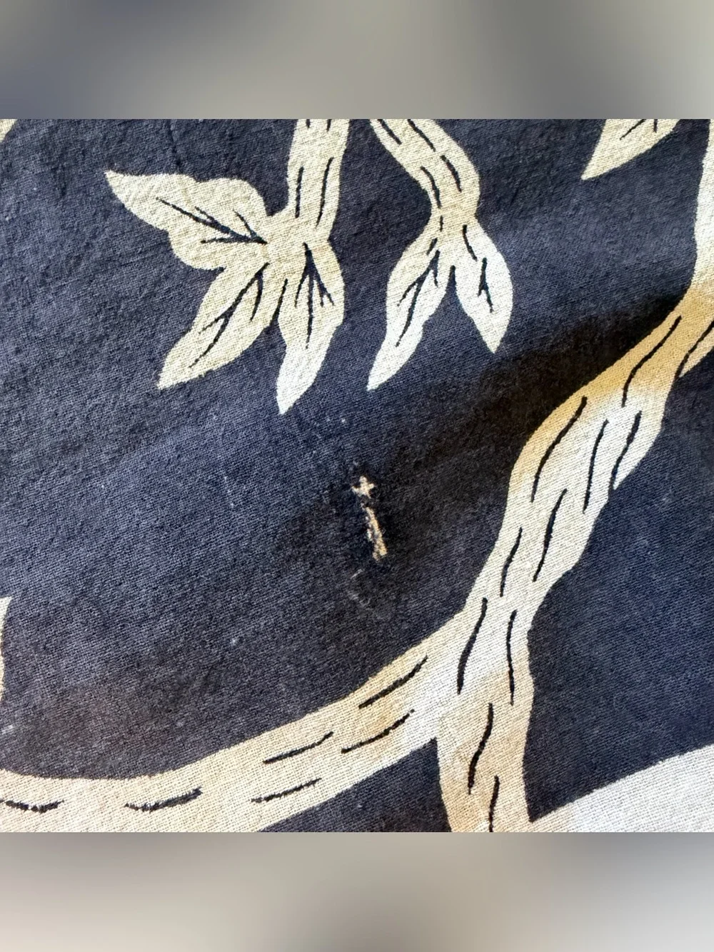 Vtg 4 Lions Vine Tree Jungle Cotton Tablecloth Art Wall Tapestry Made in India